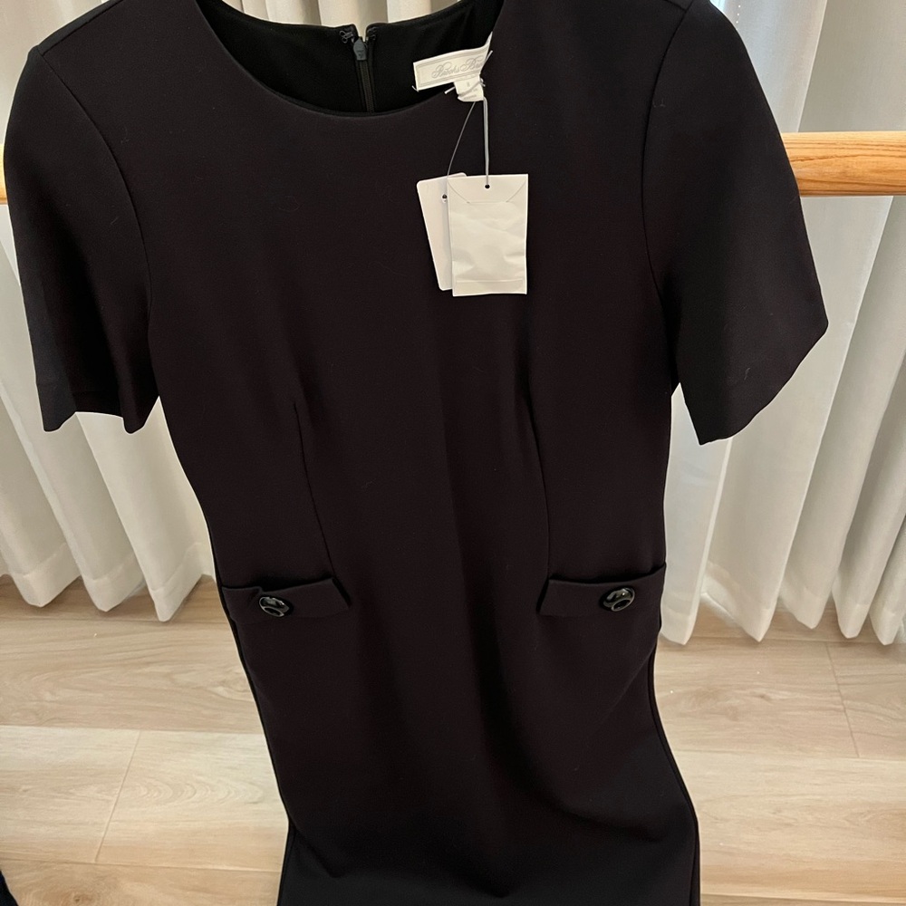 Brooks Brothers Classic Black Midi Dress